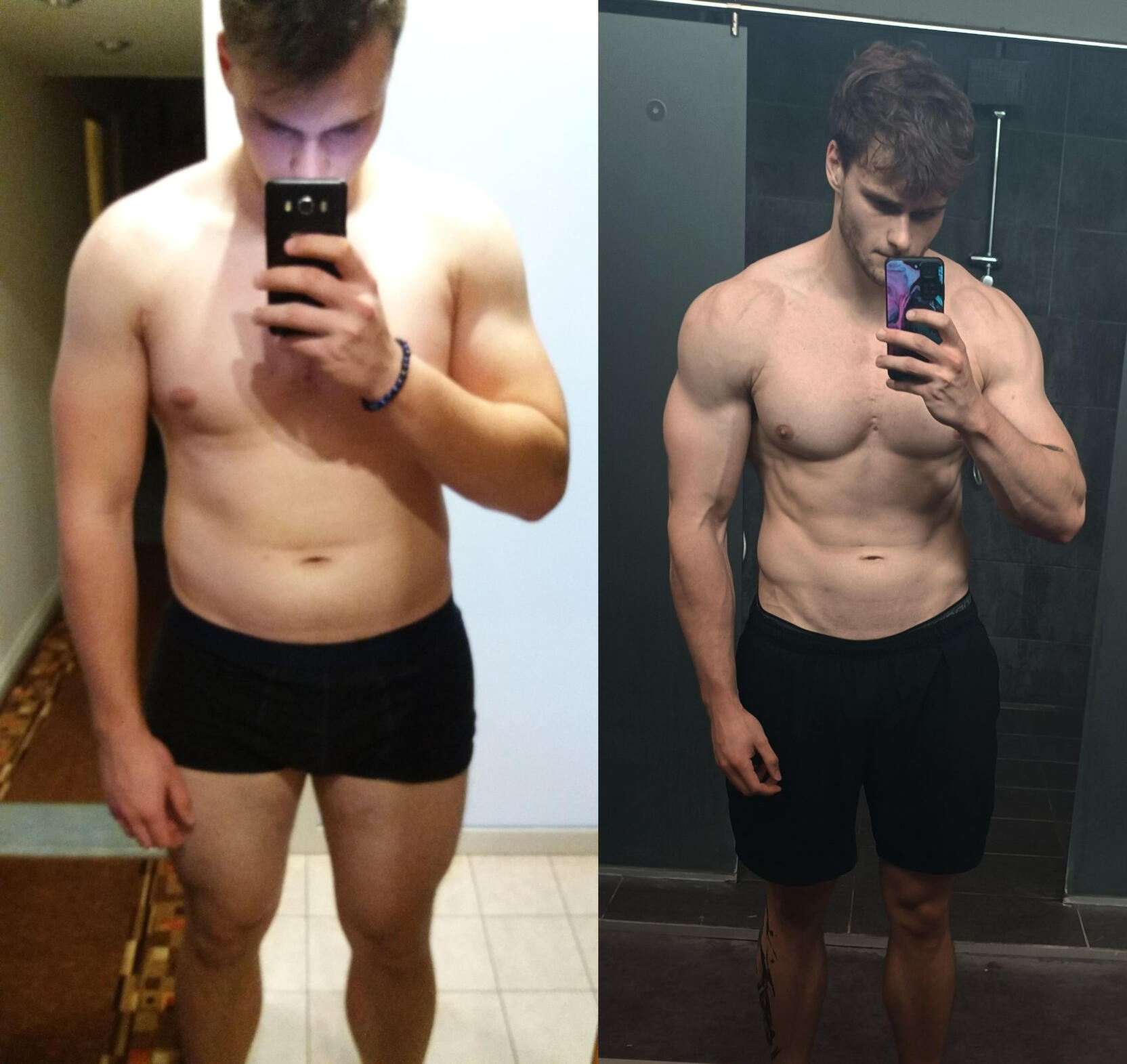 fitness proměna